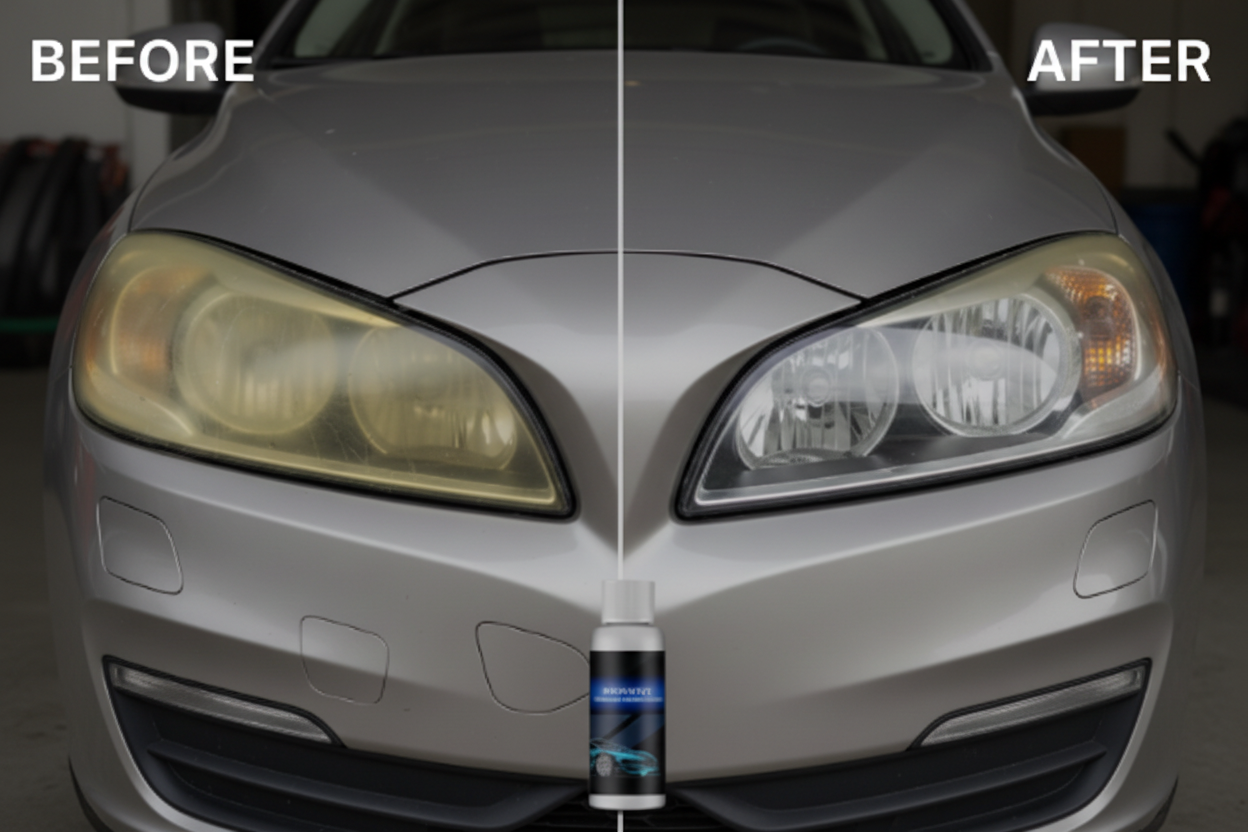 Headlight Restoration Before After